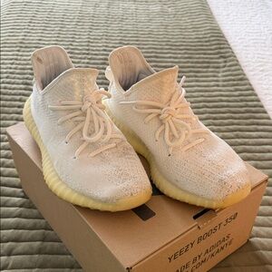 Adidas Yeezy Boost 350 in Cream and Yellow